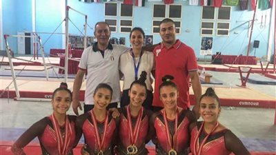 أبطال وادي دجلة يحصدون 11 ميدالية بالبطولة العربية للجمباز الفني