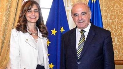 رئيس جمهورية مالطا يستقبل السفيرة المصرية في فاليتا