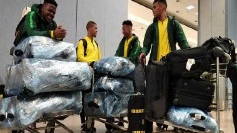 وصول منتخب جنوب إفريقيا