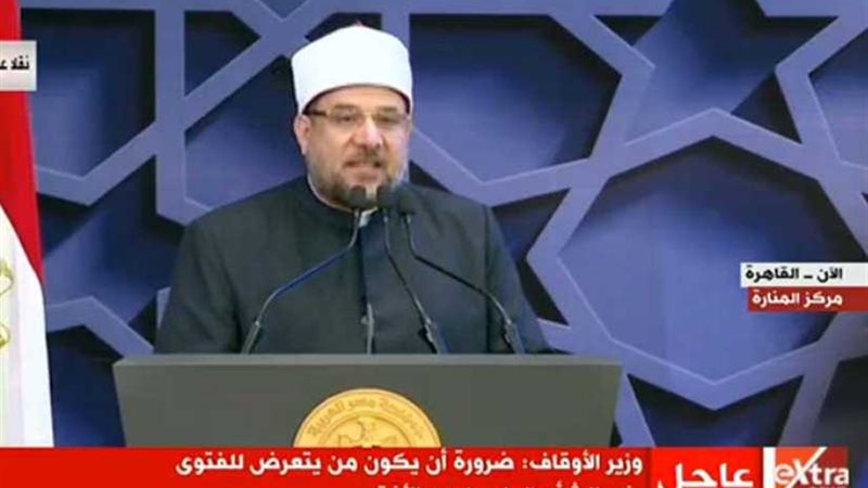 عاجل.. وزير الأوقاف: