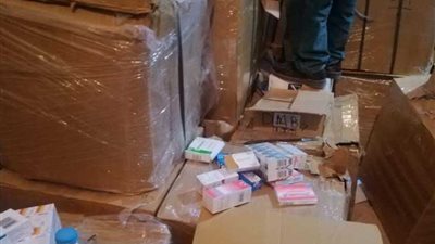 ضبط 259 ألف عبوة دواء فاسدة بمخزن بالقناطر الخيرية