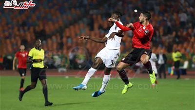 التعادل الإيجابي يفرض كلمته على الشوط الأول من مباراة مصر وغانا