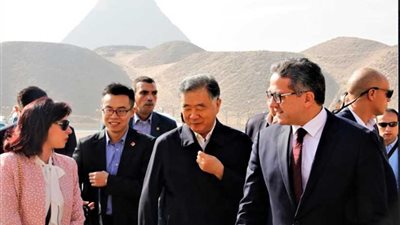 العناني يستقبل رئيس المجلس الاستشاري الصيني