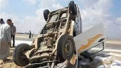 بالأسماء.. مصرع وإصابة 16 في حادث مروع على الصحراوي الشرقي ببني سويف