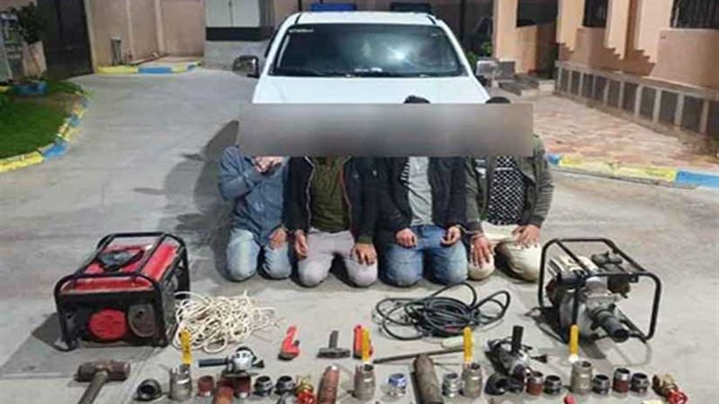 ضبط تشكيل عصابي يسرق