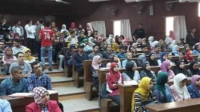 تدريب طلاب جامعة حلوان للمشاركة في محو الأمية