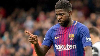 باريس سان جيرمان الفرنسي يسعى لضم المدافع أومتيتي من برشلونة الإسباني