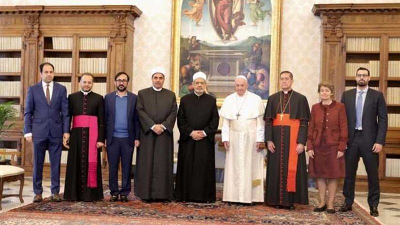 شيخ الأزهر وبابا