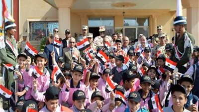 الجيش الثاني الميداني ينظم زيارات لطلبة المدارس إلى قطاع تأمين شمال سيناء