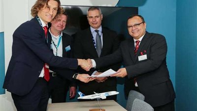 اتفاقية بين شركتي مصر للطيران للصيانة والأعمال الفنية وإيرباص المصنعة للطائرات