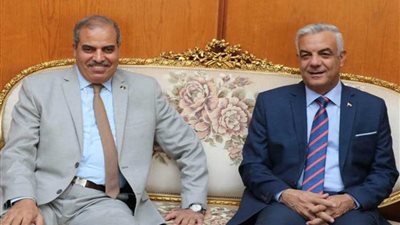 رئيس جامعة الأزهر يزور جامعة المنوفية ومبارك يؤكد على التعاون المشترك