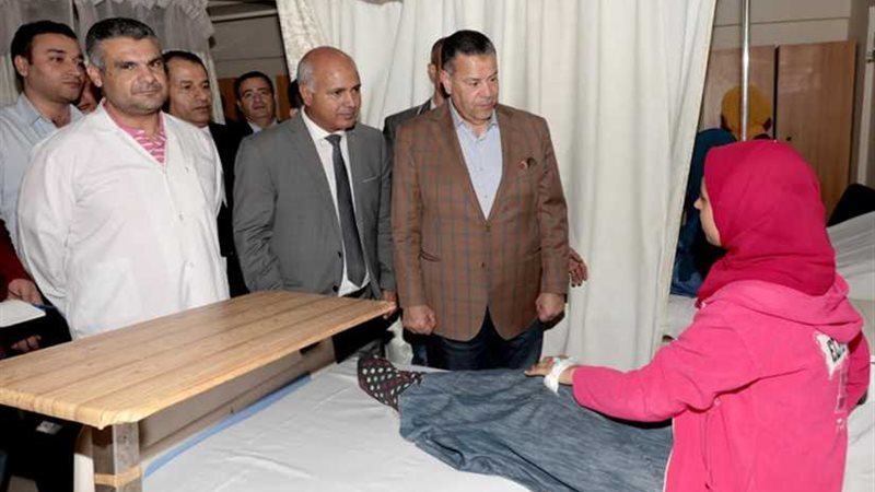 محافظ بني سويف يطمئن