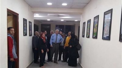 معرض فنى مفتوح لأعمال الطلاب والمعلمين بتعليم القليوبية