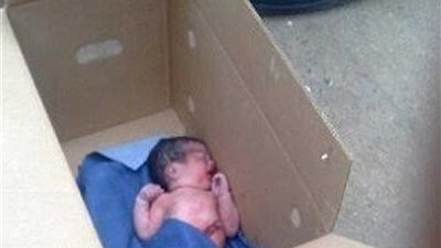 العثور على رضيع بالحبل السري في طنطا