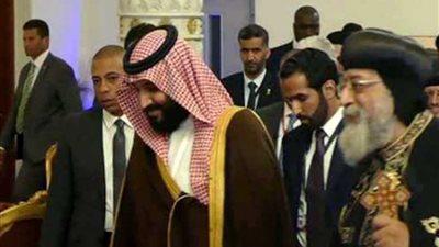 ولي العهد السعودي يزور الكاتدرائية