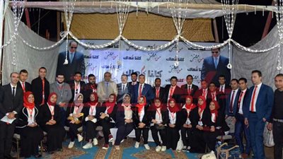 مؤتمر جماهيري حاشد لدعم السيسي بالمحمودية (صور)