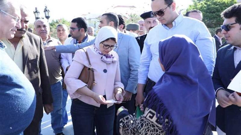 وزيرة الصحة توجه