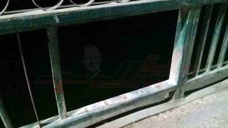 سرقة قطع حديدية من