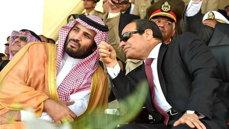 لحظة وصول السيسي