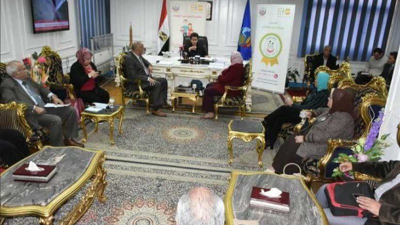 محافظ البحيرة تستقبل