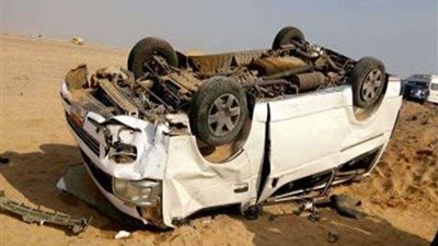 وفاة مواطن وإصابة 11 في انقلاب ميكروباص 
