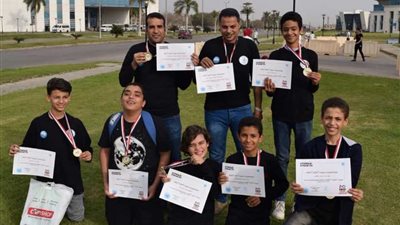 أطفال القليوبية يحصدون كأس أفضل تصميم وبرمجة للروبوت (صور)