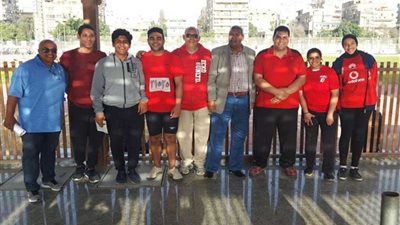 فوز لاعب الأهلي ببطولة الجمهورية لألعاب القوى في 