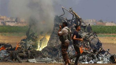 تحطم طائرة نقل روسية فى قاعدة جوية بسوريا