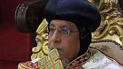 بدء مراسم تجنيز أسقف عام كنائس الوادي الجديد