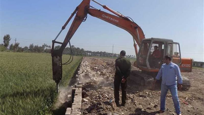 إزالة 7 حالات تعدٍ