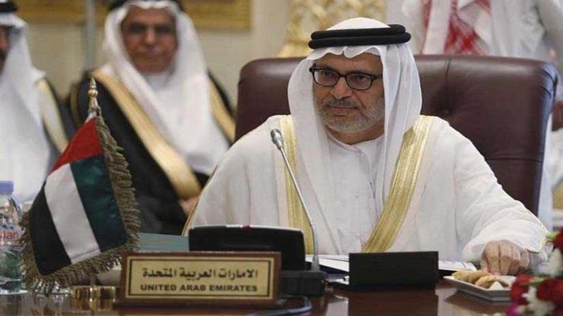 قرقاش يدعو تركيا