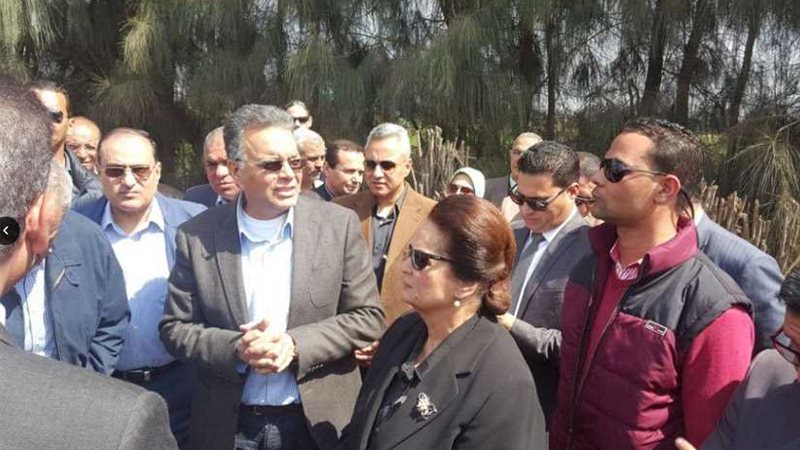 محلب وعرفات يتفقدان