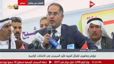 وكيل البرلمان: القبائل العربية تبايع السيسي 