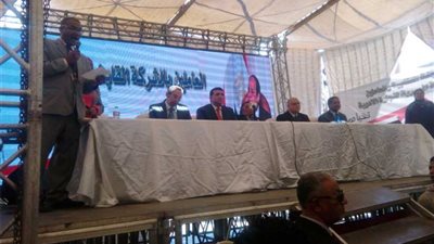 مؤتمر جماهيري حاشد لنقابة الكيماويات لدعم السيسي