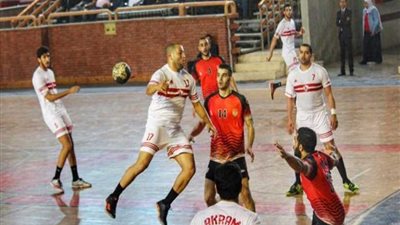 يد الزمالك تفوز على الأوليمبي (31-29)
