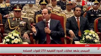 السيسي: مستعد ألبس الزي العسكري وأقاتل مع الأبطال عشان مصر تعيش 