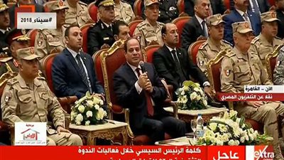 السيسي: شهداؤنا أوتاد للحفاظ على مصر