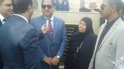 وضع حجر أساس مدرسة 