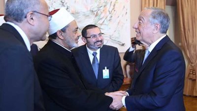 رئيس البرتغال يستقبل شيخ الأزهر