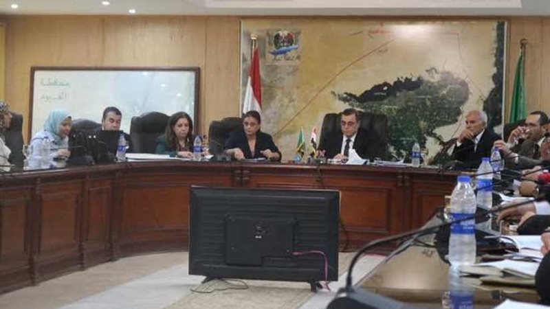 محافظ الفيوم ووفد