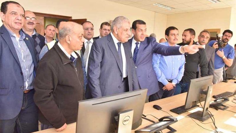 محلب والدسوقي يتفقدان