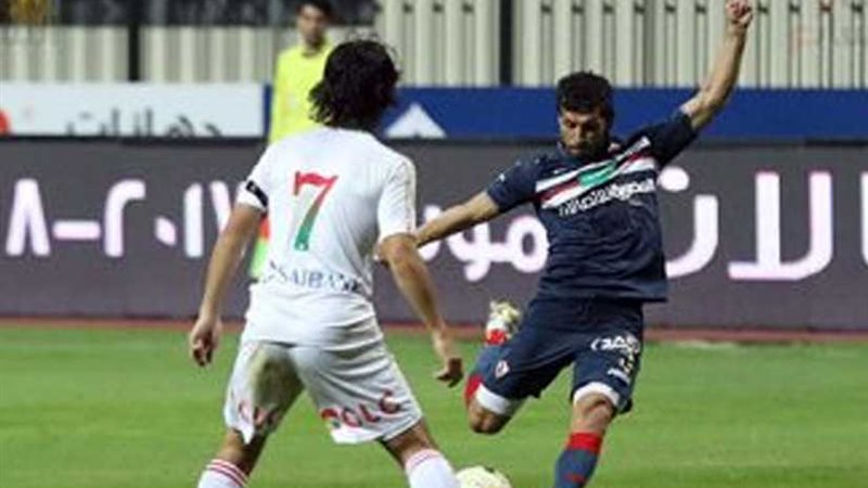 انطلاق مباراة الزمالك