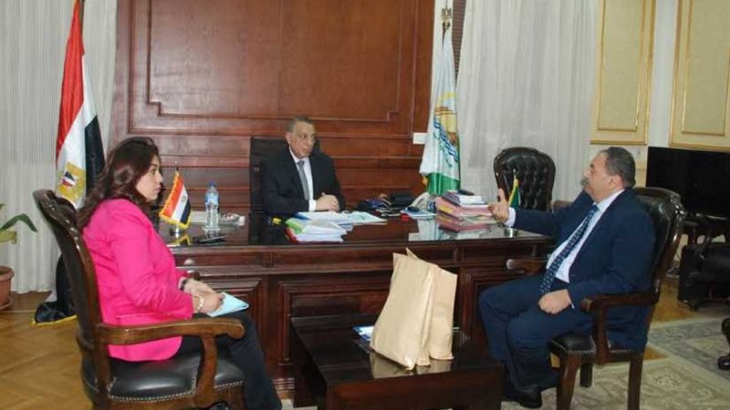 محافظ الجيزة يستقبل