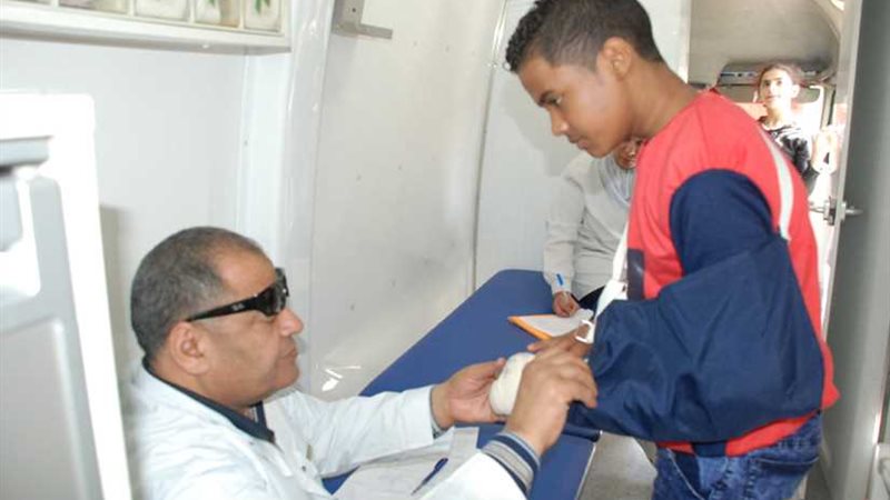 قافلة طبية من الصحة