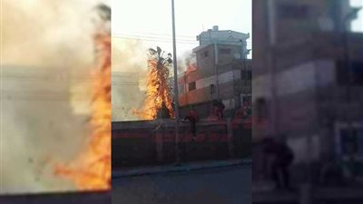 السيطرة على حريق بجوار 