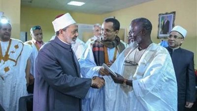 وزير الشؤون الإسلامية الموريتاني يقيم حفل عشاء في قصر الضيافة على شرف شيخ الأزهر