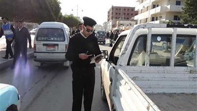 البحيرة.. تحرير 1051 مخالفة مرورية وضبط 1173 متهمًا