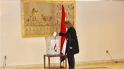 الجراحة لم تمنع حــرم سفيرنا فى واشنطن من المشاركة (صور)