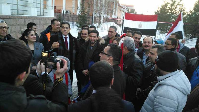 ​​​​أعلام مصر ترفرف