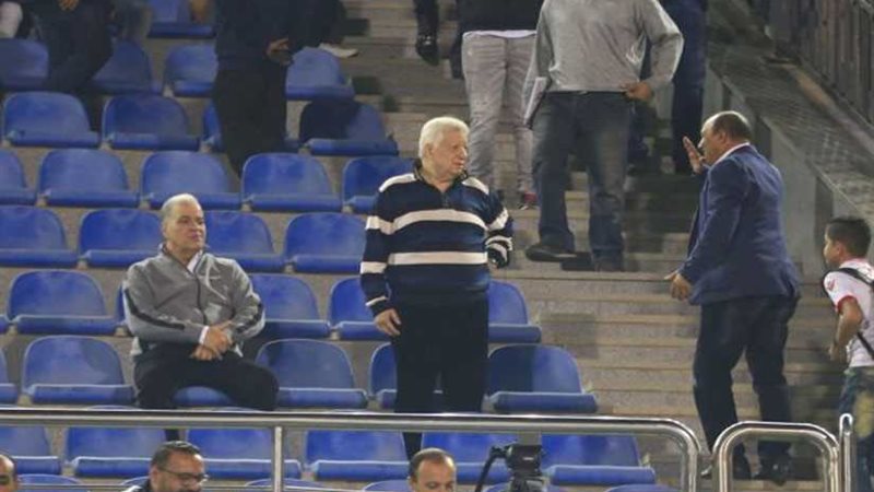 مرتضى يحضر مباراة